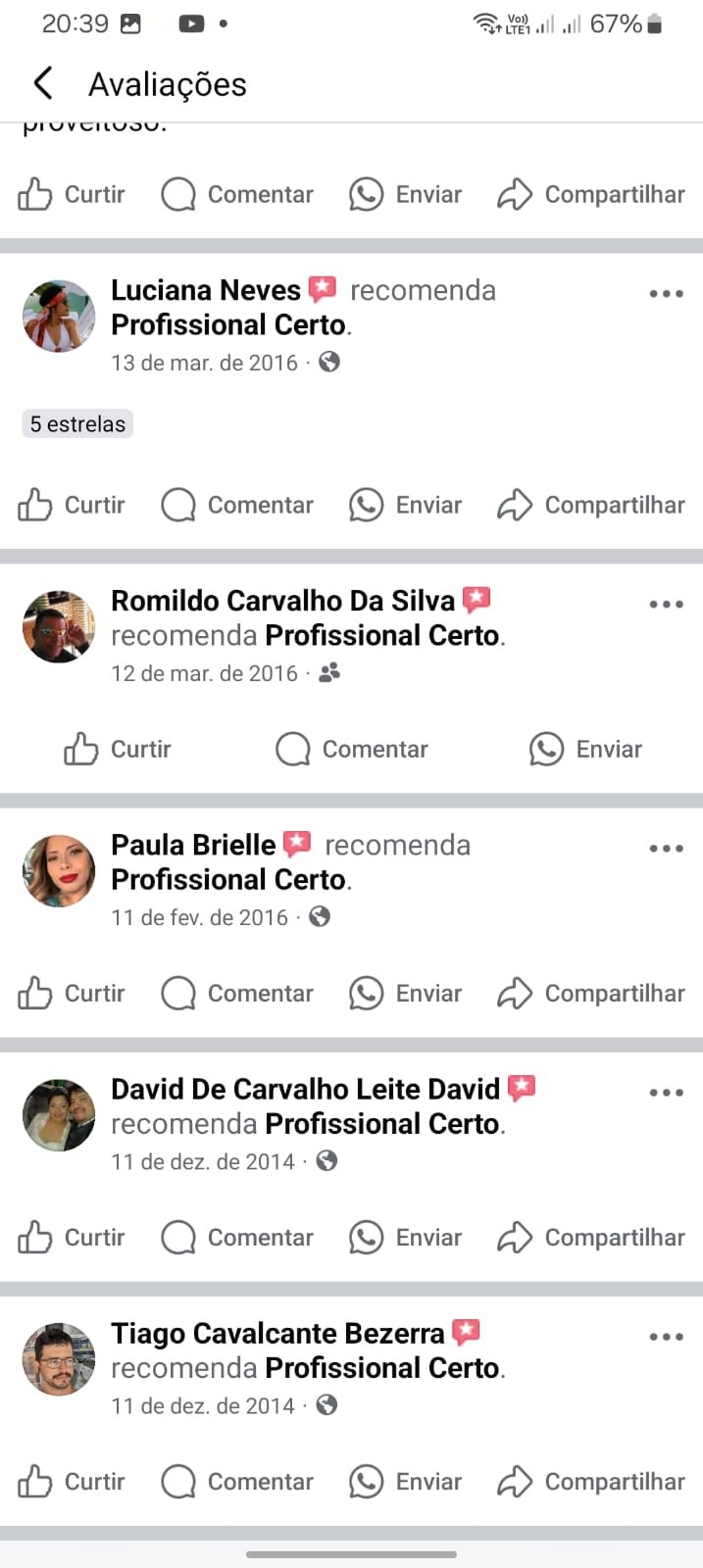 Captura de tela do depoimento